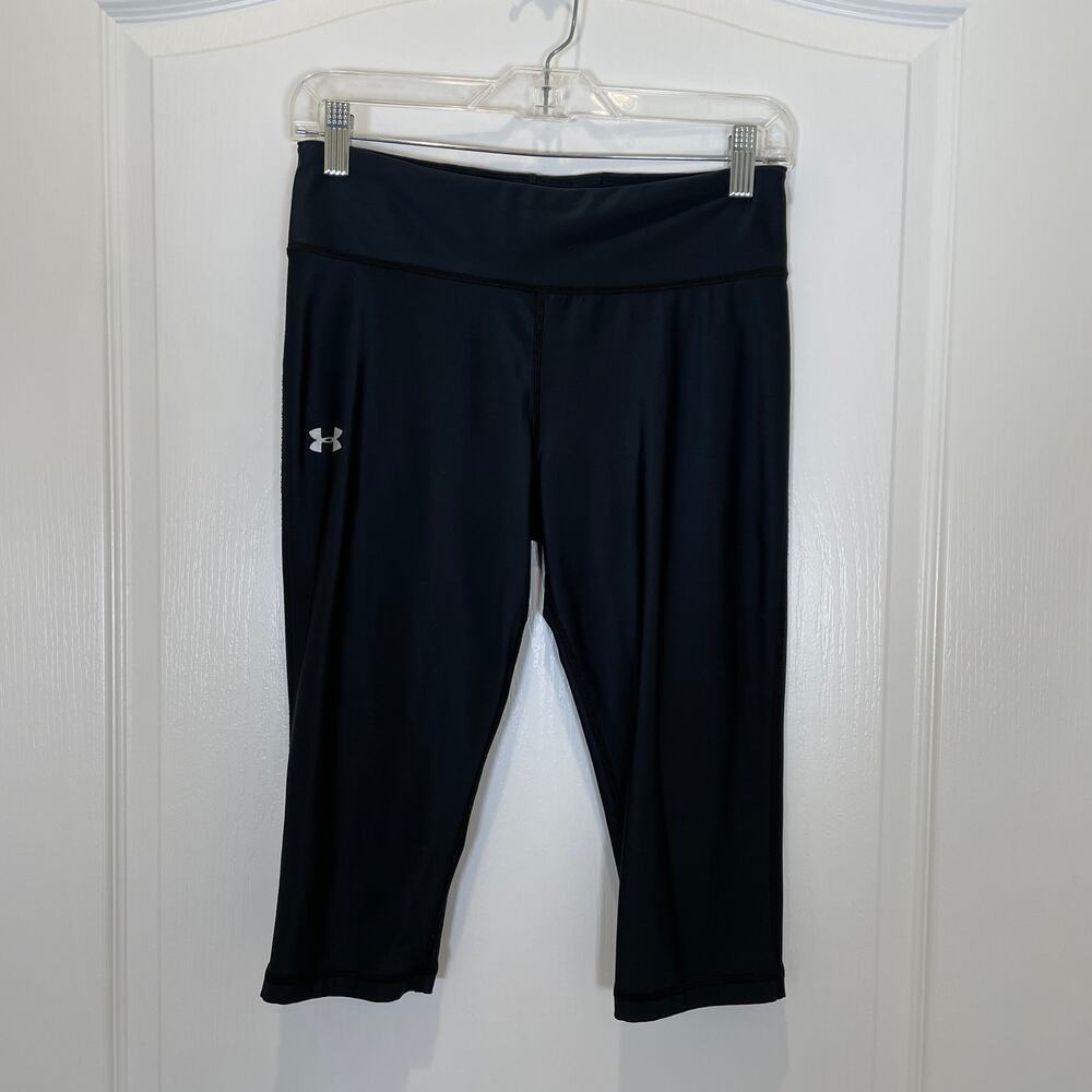Under Armour Black Compression Crop Leggings M